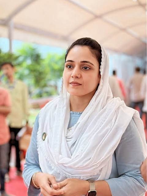 Sana Malik Shaikh, MLA of Anushakti Nagar, at a public event in Mumbai